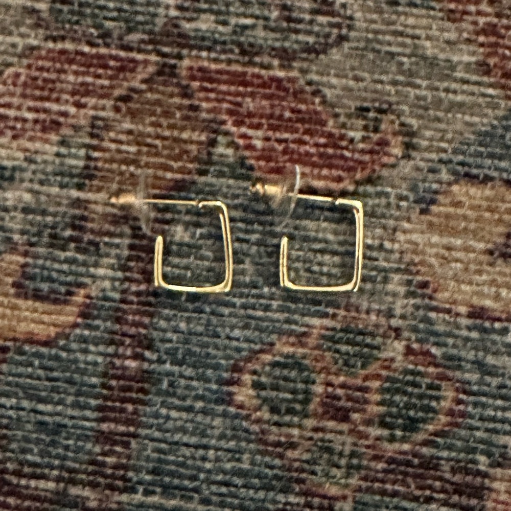 Gold Tone Earring Bundle — Madewell, Ana Luisa, Etsy - Picture 2 of 7